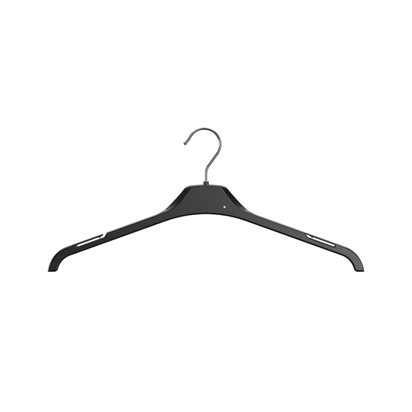 Black Plastic Top Hanger With Wire Hook 410 mm